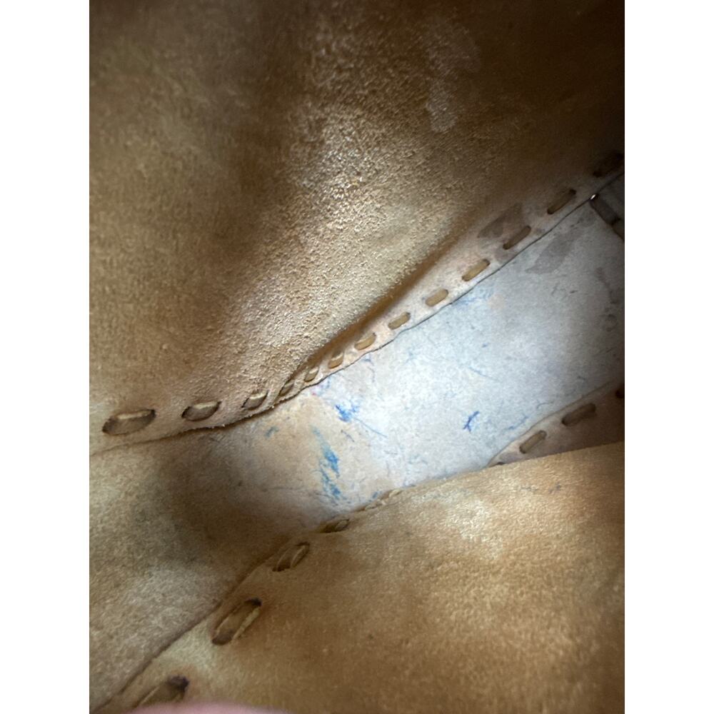 Vintage Brown Leather Handcrafted Saddle Bag Satchel Purse BOHO Southwestern - Picture 14 of 16